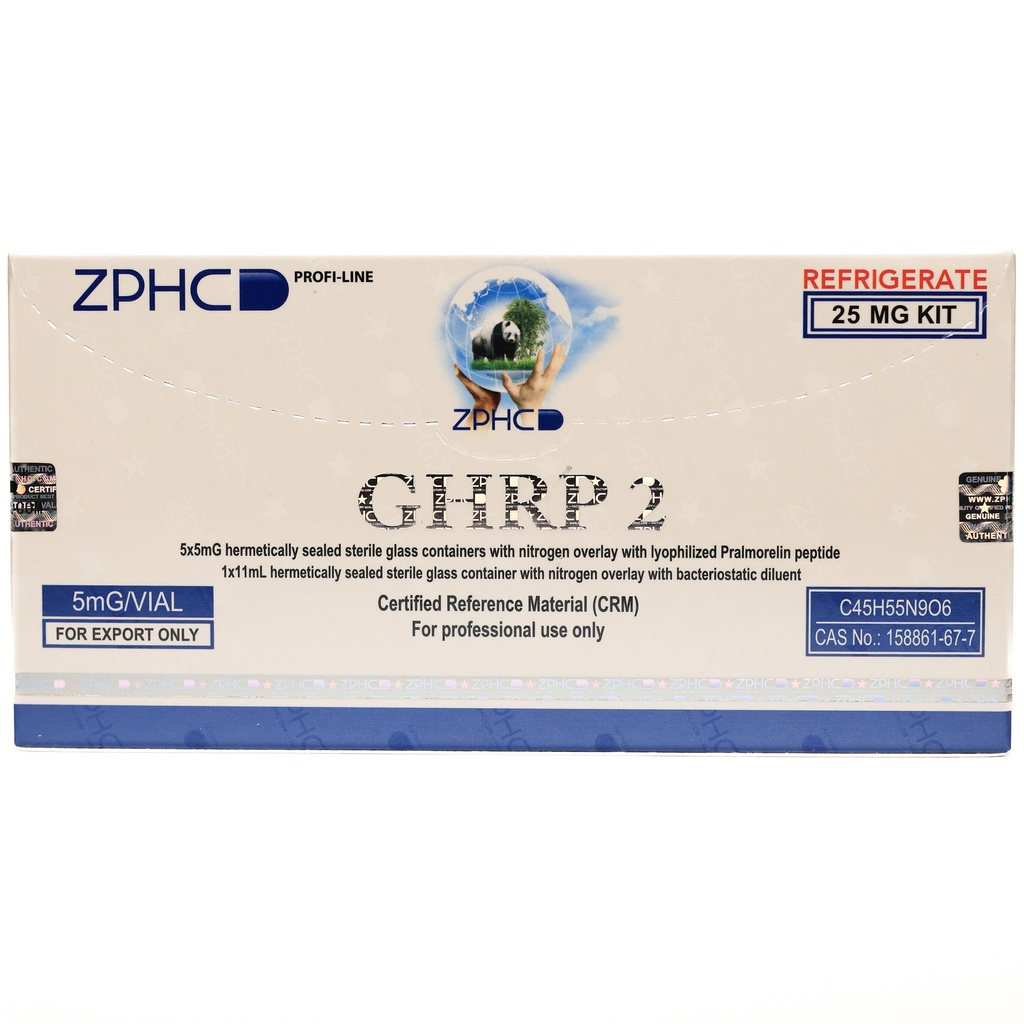 ZPHC GHRP 2 (25MG) -5 MG / VIAL -5 VIALS
