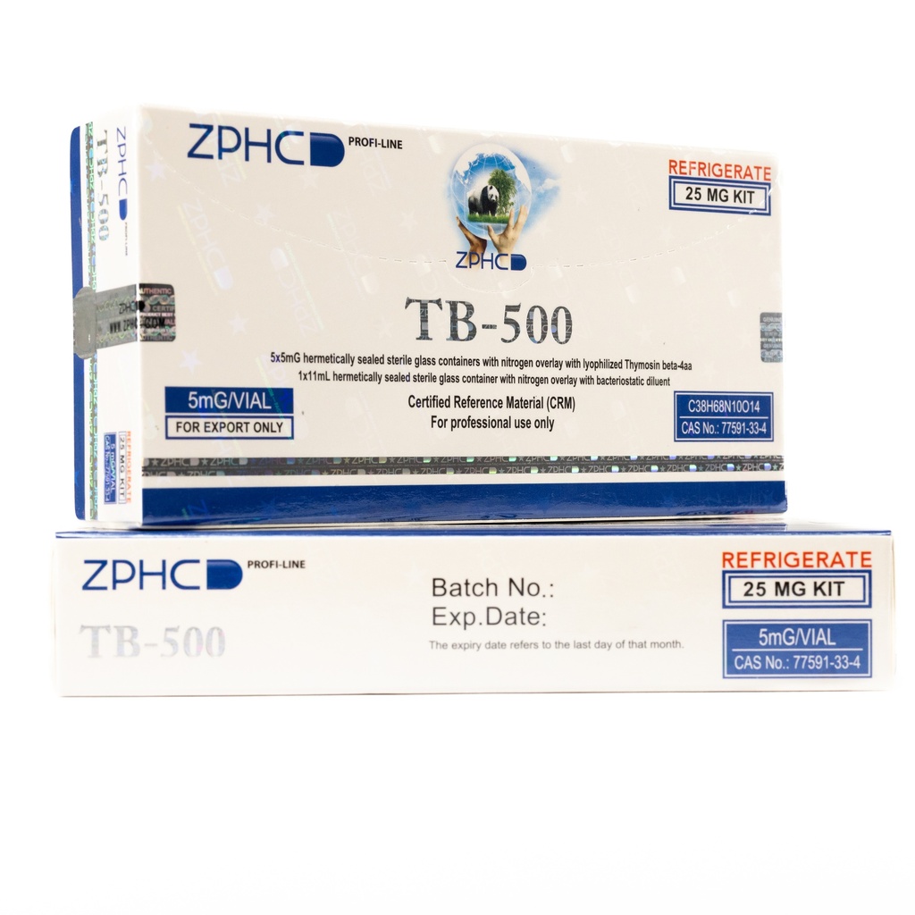 ZPHC TB-500 25MG -THYMOSIN BETA-4 -5 MG / VIAL -5 VIALS - Image 3